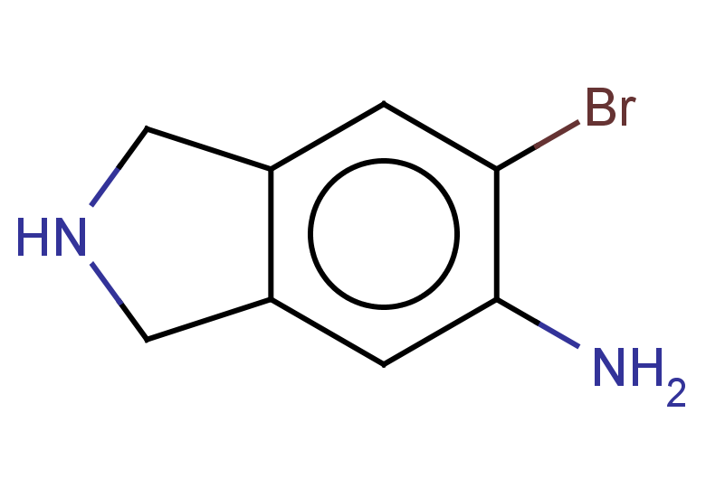 6-bromo-2,3-dihydro-1H-isoindol-5-amine