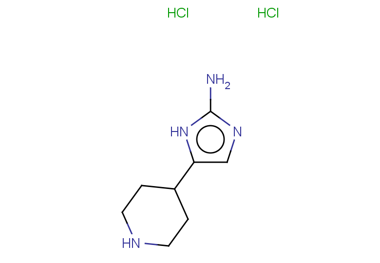 5-(piperidin-4-yl)-1H-imidazol-2-amine dihydrochloride