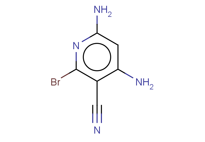 4,6-diamino-2-bromopyridine-3-carbonitrile