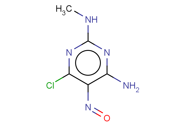 6-chloro-2-N-methyl-5-nitrosopyrimidine-2,4-diamine