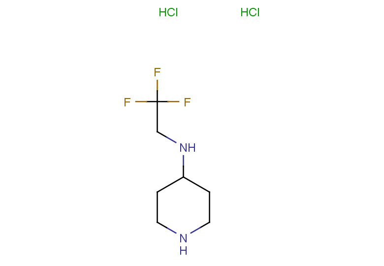 N-(2,2,2-trifluoroethyl)piperidin-4-amine dihydrochloride