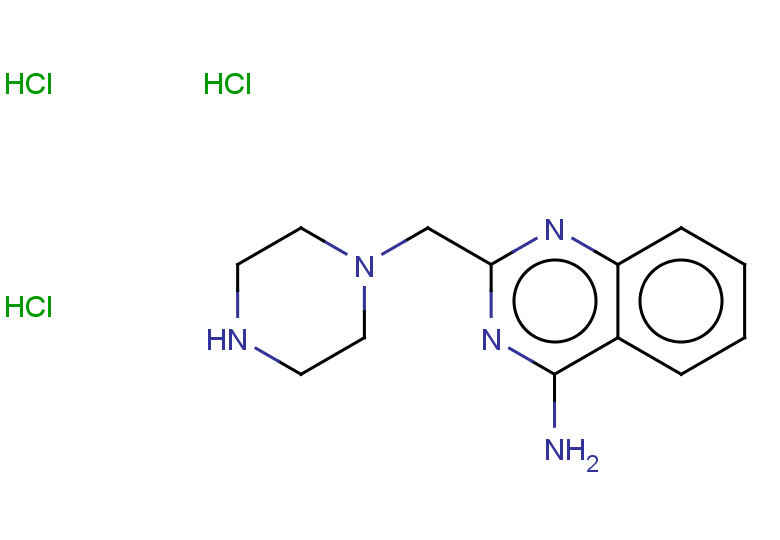 2-[(piperazin-1-yl)methyl]quinazolin-4-amine trihydrochloride
