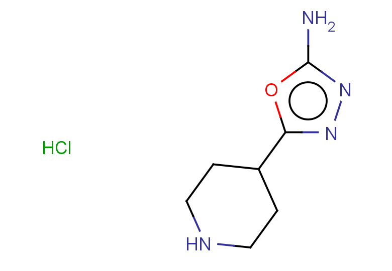 5-(piperidin-4-yl)-1,3,4-oxadiazol-2-amine hydrochloride