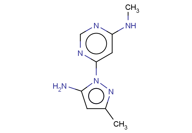 6-(5-amino-3-methyl-1H-pyrazol-1-yl)-N-methylpyrimidin-4-amine