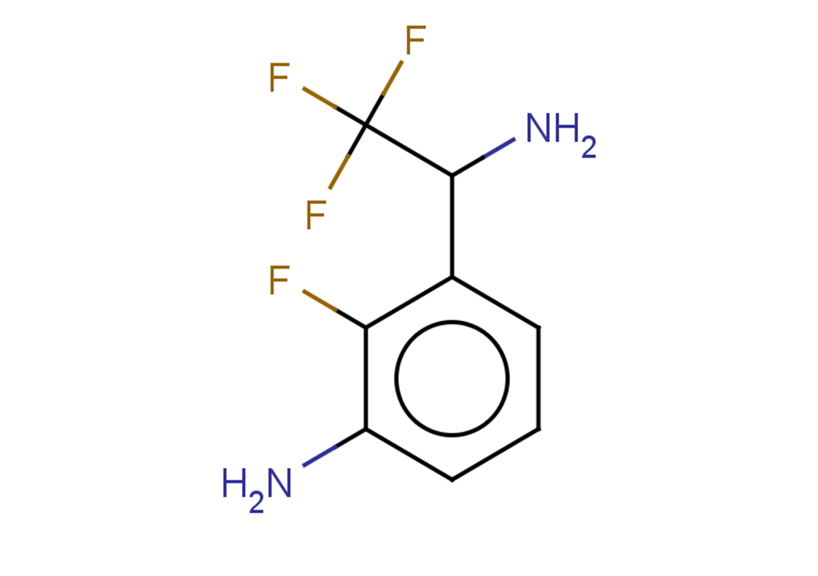 3-(1-amino-2,2,2-trifluoroethyl)-2-fluoroaniline