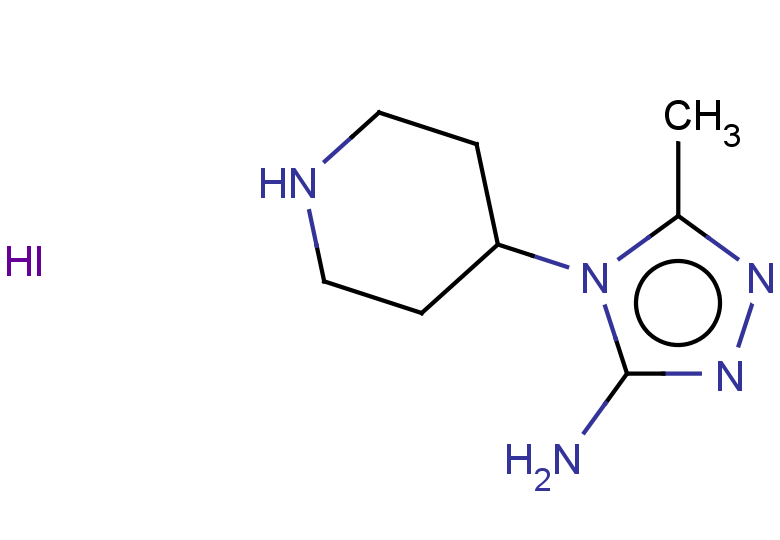 5-methyl-4-(piperidin-4-yl)-4H-1,2,4-triazol-3-amine hydroiodide