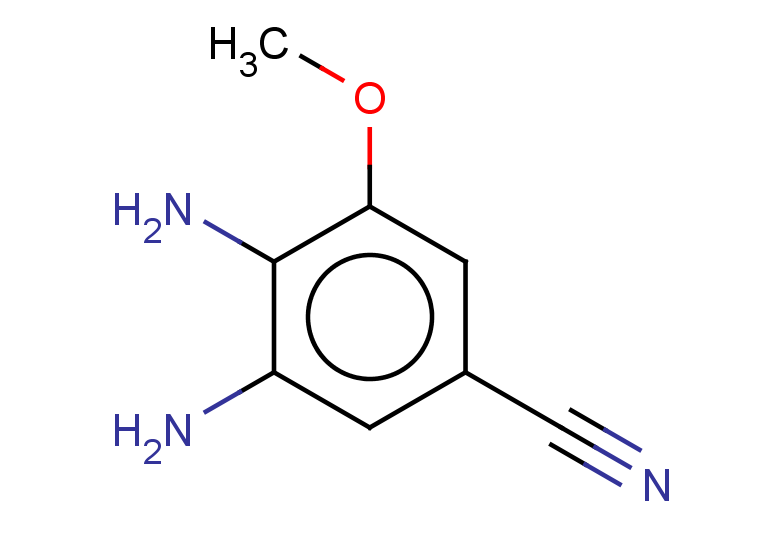 3,4-diamino-5-methoxybenzonitrile