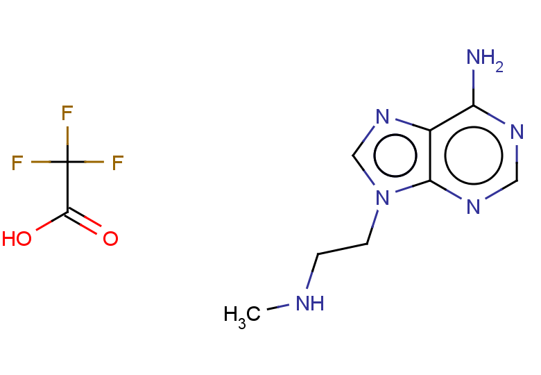 9-[2-(methylamino)ethyl]-9H-purin-6-amine, trifluoroacetic acid