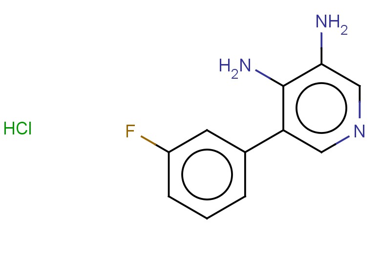 5-(3-fluorophenyl)pyridine-3,4-diamine hydrochloride