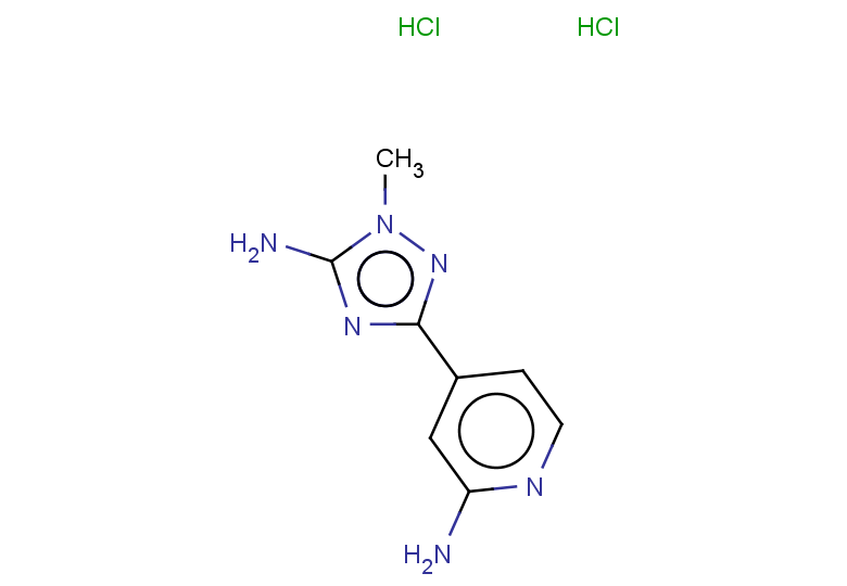 4-(5-amino-1-methyl-1H-1,2,4-triazol-3-yl)pyridin-2-amine dihydrochloride