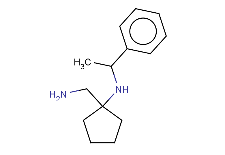 1-(aminomethyl)-N-(1-phenylethyl)cyclopentan-1-amine