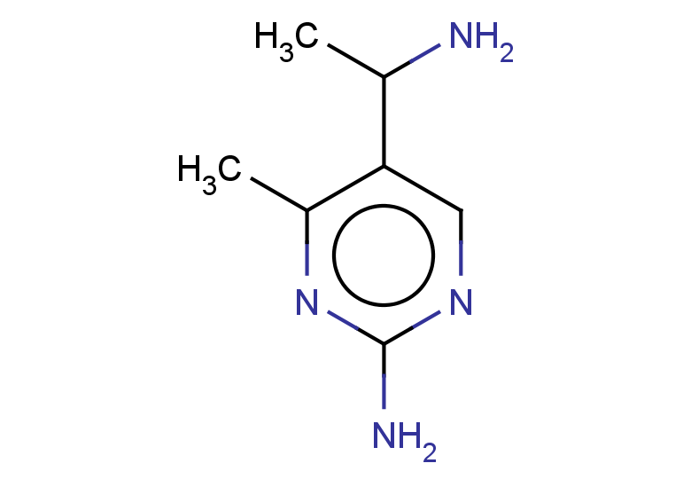 5-(1-aminoethyl)-4-methylpyrimidin-2-amine