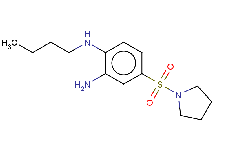 1-N-butyl-4-(pyrrolidine-1-sulfonyl)benzene-1,2-diamine