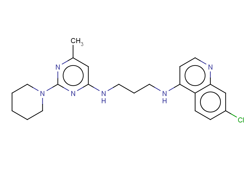 N1-(7-chloroquinolin-4-yl)-N3-[6-methyl-2-(piperidin-1-yl)pyrimidin-4-yl]propane-1,3-diamine