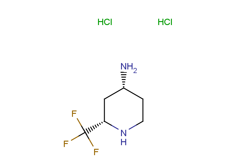 rac-(2R,4S)-2-(trifluoromethyl)piperidin-4-amine dihydrochloride, cis