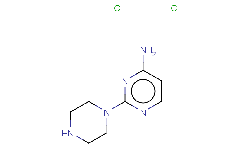 2-(piperazin-1-yl)pyrimidin-4-amine dihydrochloride