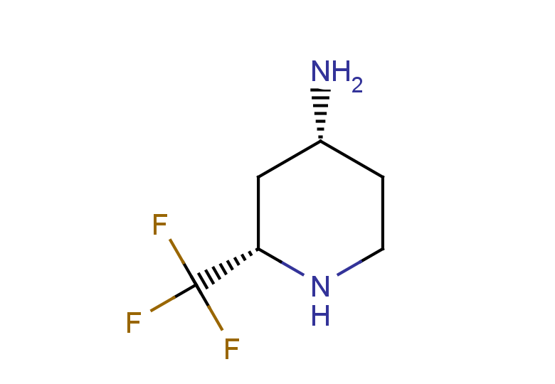 rac-(2R,4S)-2-(trifluoromethyl)piperidin-4-amine, cis