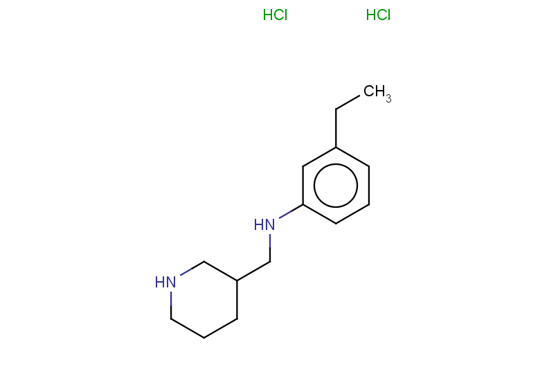 3-ethyl-N-[(piperidin-3-yl)methyl]aniline dihydrochloride