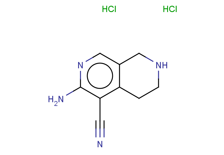 3-amino-5,6,7,8-tetrahydro-2,7-naphthyridine-4-carbonitrile dihydrochloride