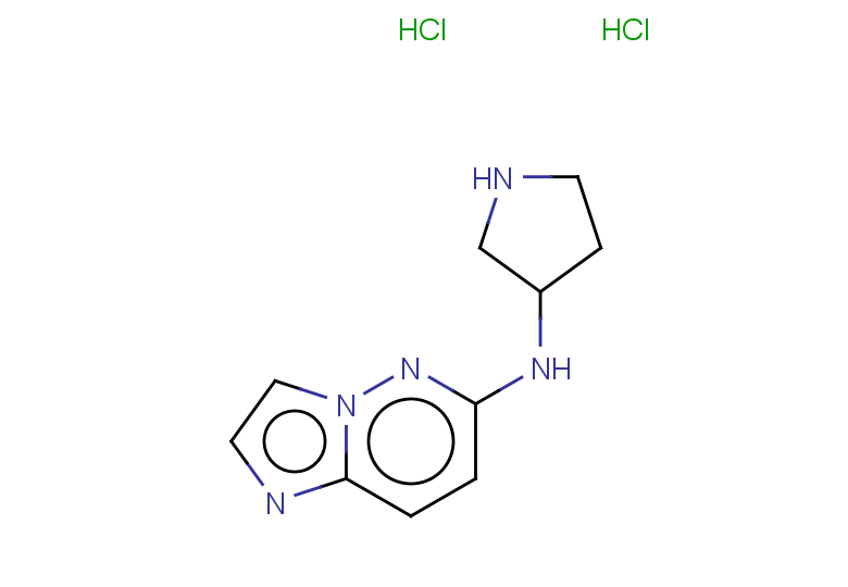 N-{imidazo[1,2-b]pyridazin-6-yl}pyrrolidin-3-amine dihydrochloride