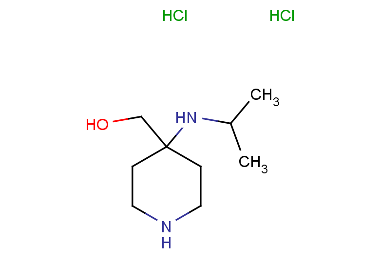 {4-[(propan-2-yl)amino]piperidin-4-yl}methanol dihydrochloride
