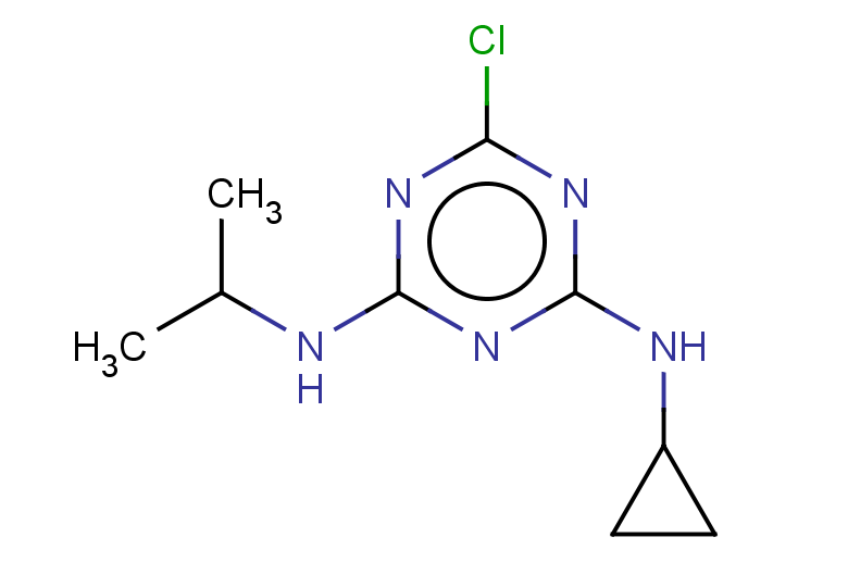 6-chloro-N2-cyclopropyl-N4-(propan-2-yl)-1,3,5-triazine-2,4-diamine