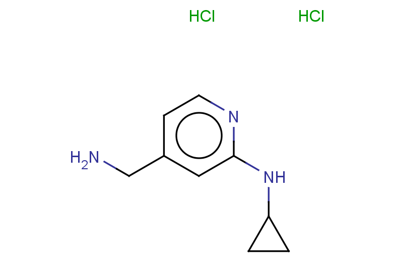 4-(aminomethyl)-N-cyclopropylpyridin-2-amine dihydrochloride
