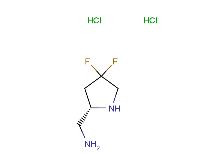 1-[(2S)-4,4-difluoropyrrolidin-2-yl]methanamine dihydrochloride