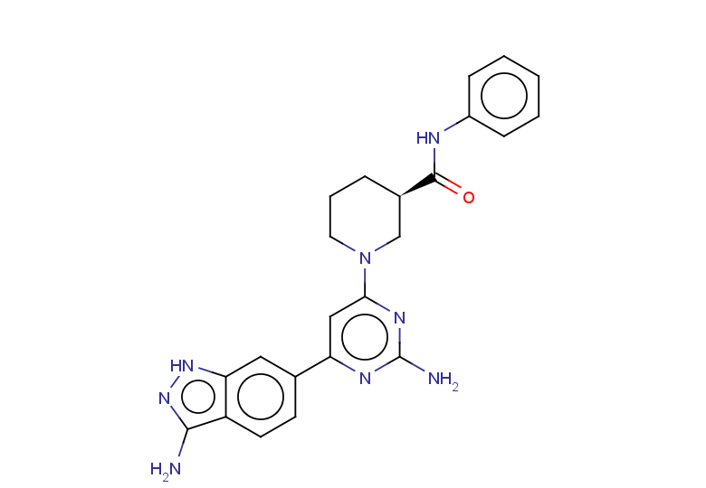 (3R)-1-[2-amino-6-(3-amino-1H-indazol-6-yl)pyrimidin-4-yl]-N-phenylpiperidine-3-carboxamide