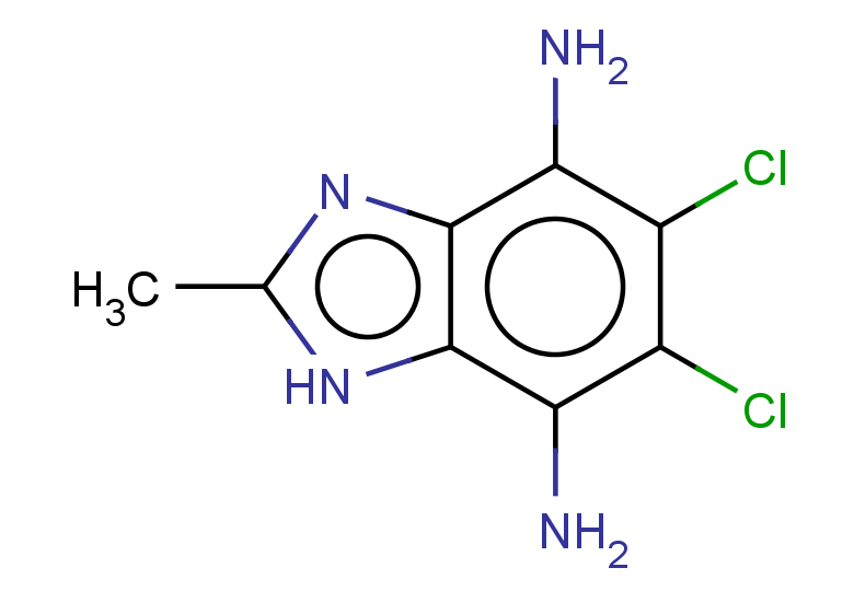 5,6-dichloro-2-methyl-1H-1,3-benzodiazole-4,7-diamine