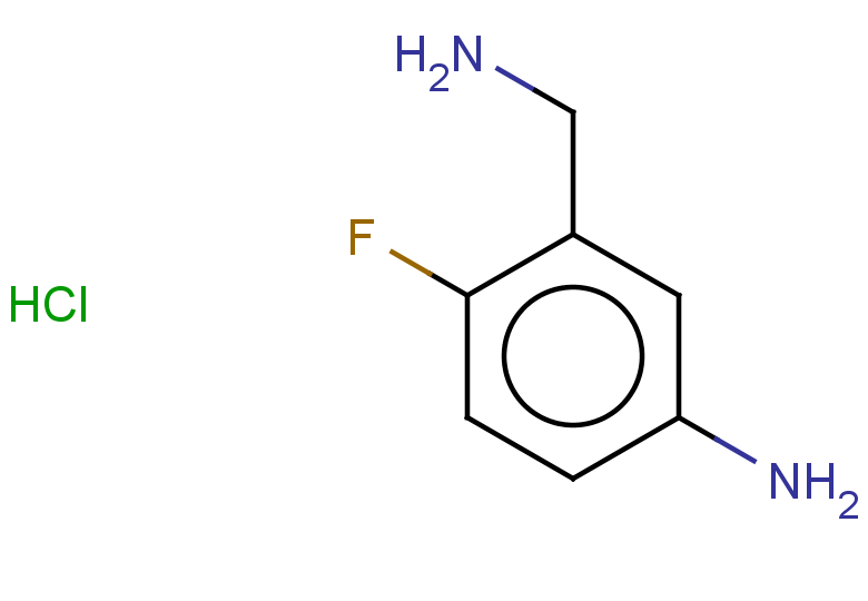 3-(aminomethyl)-4-fluoroaniline hydrochloride