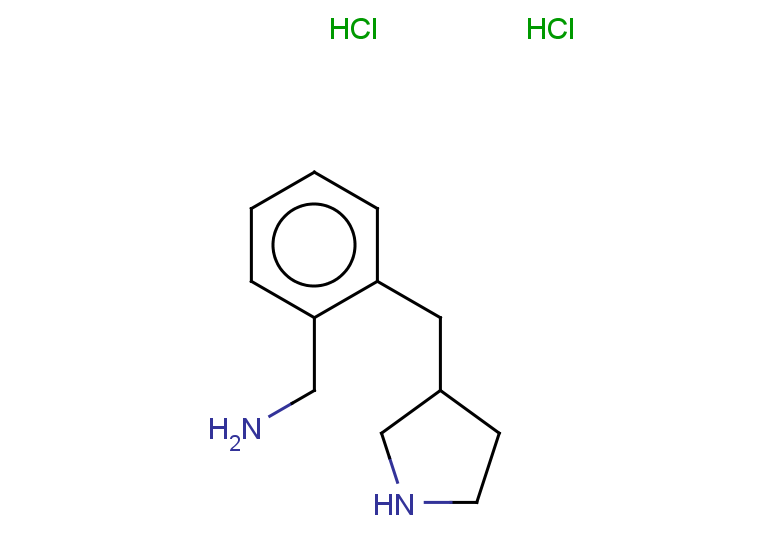 1-{2-[(pyrrolidin-3-yl)methyl]phenyl}methanamine dihydrochloride