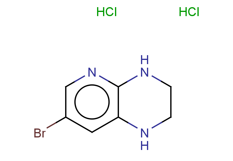 7-bromo-1H,2H,3H,4H-pyrido[2,3-b]pyrazine dihydrochloride
