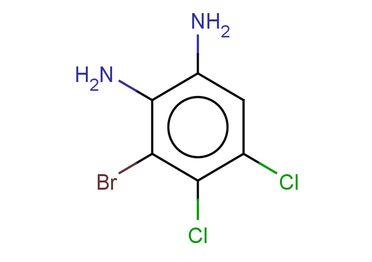 3-bromo-4,5-dichlorobenzene-1,2-diamine