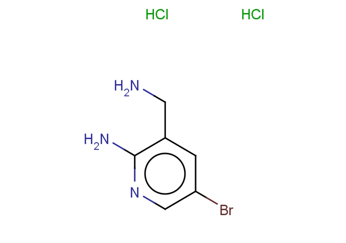 3-(aminomethyl)-5-bromopyridin-2-amine dihydrochloride