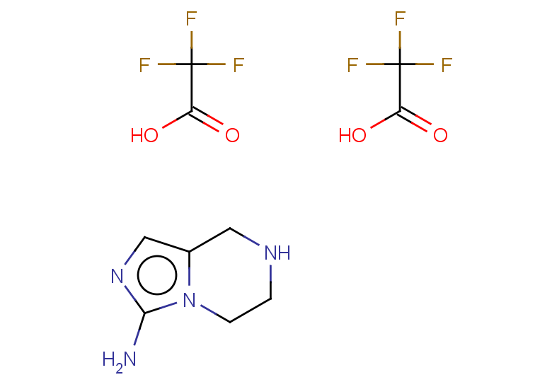 5H,6H,7H,8H-imidazo[1,5-a]pyrazin-3-amine, bis(trifluoroacetic acid)