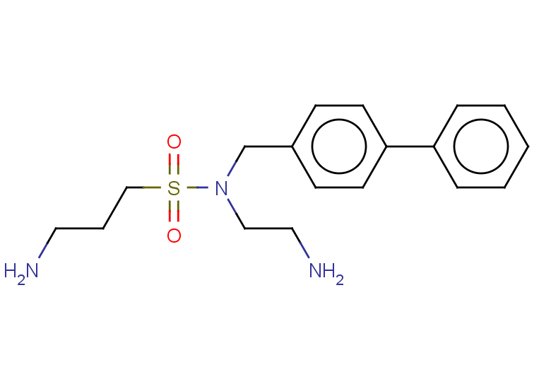 3-amino-N-(2-aminoethyl)-N-[(4-phenylphenyl)methyl]propane-1-sulfonamide