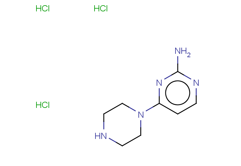 4-(piperazin-1-yl)pyrimidin-2-amine trihydrochloride