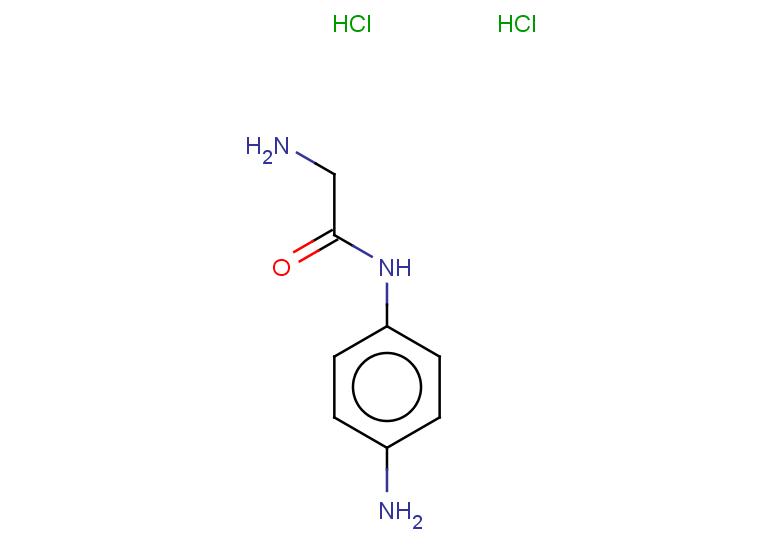 2-amino-N-(4-aminophenyl)acetamide dihydrochloride