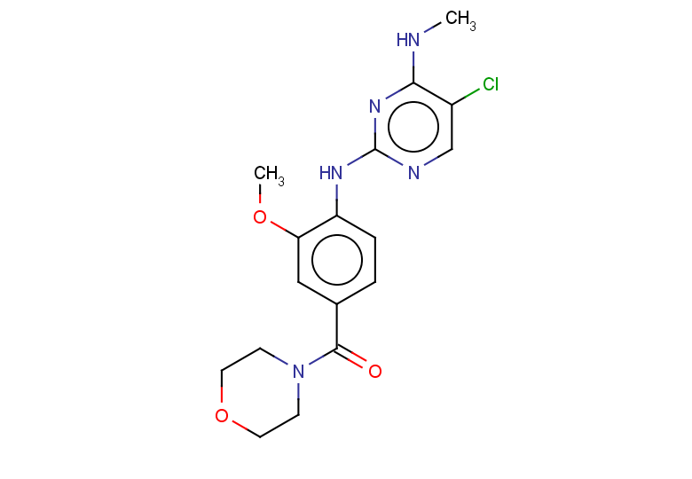 5-chloro-N2-[2-methoxy-4-(morpholine-4-carbonyl)phenyl]-N4-methylpyrimidine-2,4-diamine