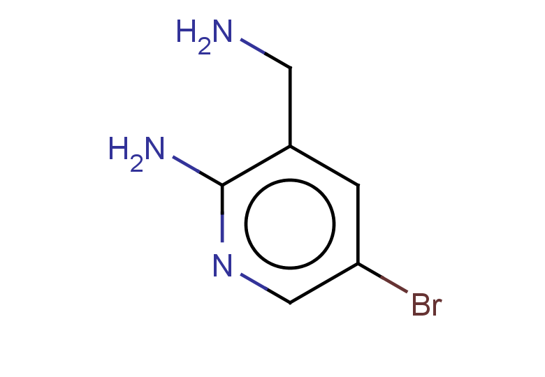 3-(aminomethyl)-5-bromopyridin-2-amine