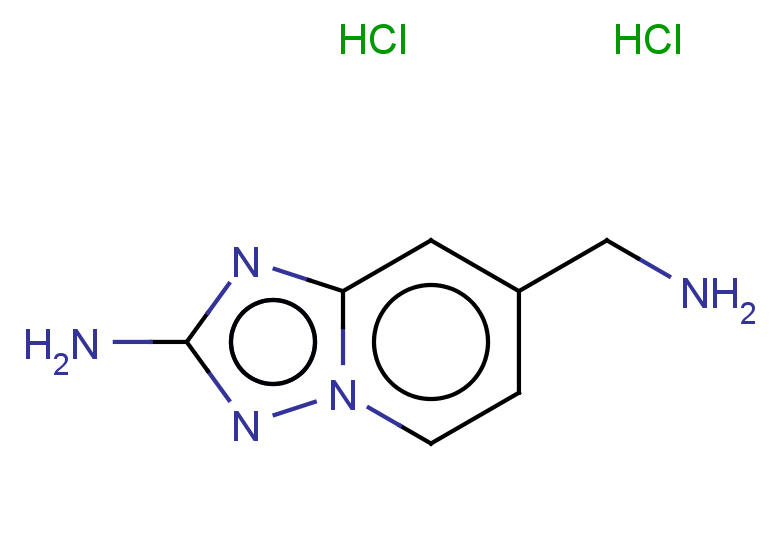 7-(aminomethyl)-[1,2,4]triazolo[1,5-a]pyridin-2-amine dihydrochloride