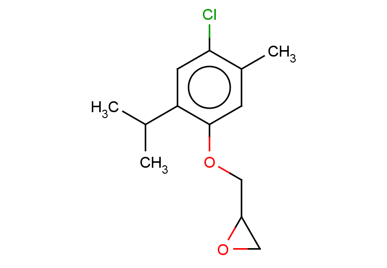 2-[4-chloro-5-methyl-2-(propan-2-yl)phenoxymethyl]oxirane
