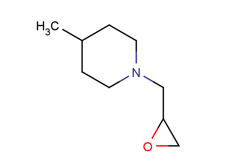 4-methyl-1-(oxiran-2-ylmethyl)piperidine