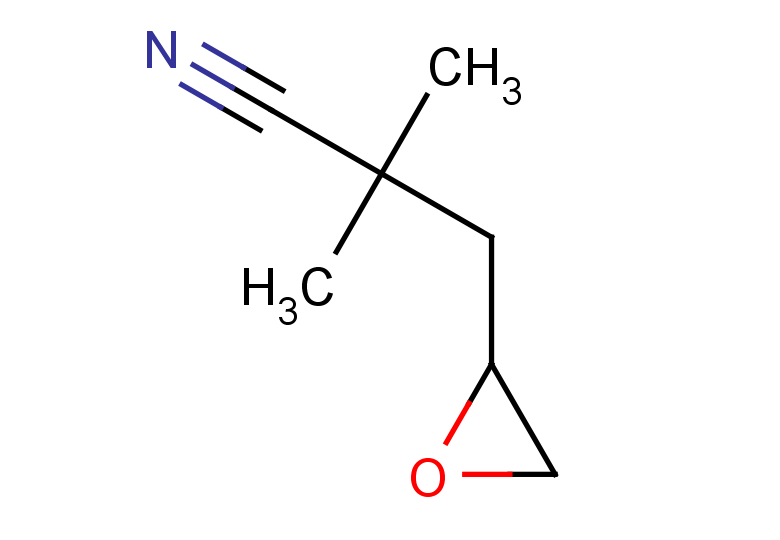 2,2-dimethyl-3-(oxiran-2-yl)propanenitrile