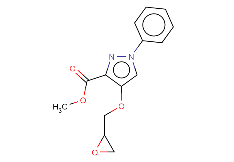 methyl 4-[(oxiran-2-yl)methoxy]-1-phenyl-1H-pyrazole-3-carboxylate