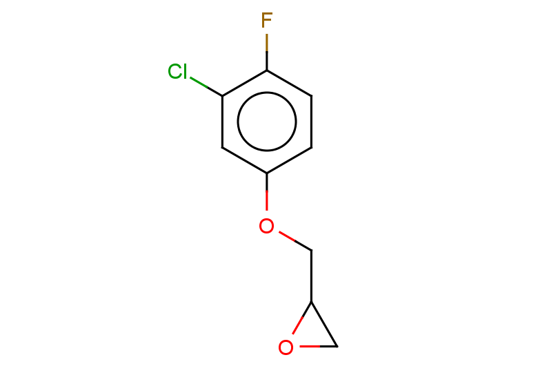 2-[(3-chloro-4-fluorophenoxy)methyl]oxirane