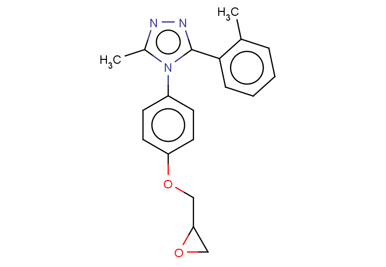 3-methyl-5-(2-methylphenyl)-4-{4-[(oxiran-2-yl)methoxy]phenyl}-4H-1,2,4-triazole
