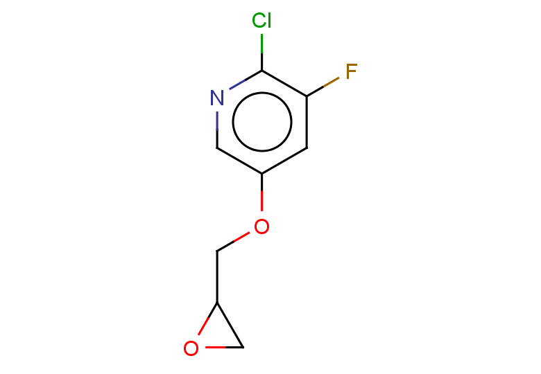 2-chloro-3-fluoro-5-[(oxiran-2-yl)methoxy]pyridine