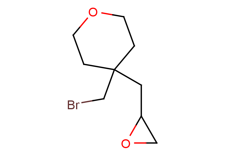 4-(bromomethyl)-4-[(oxiran-2-yl)methyl]oxane